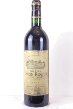 photo 1999 Saint-Estèphe Château Lafon-Rochet Grand Cru Classé Étiquette Traces Usure) Rouge Bordeaux