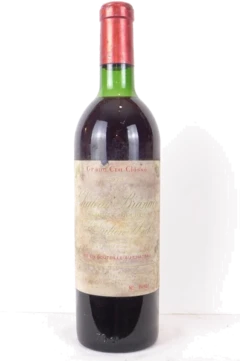 photo 1973 Margaux Château Branaire Duluc Ducru Grand Cru Classé Rouge Bordeaux