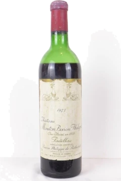 photo 1973 Pauillac Château Mouton Baron Philippe de Rothschild Grand Cru Classé Niveau Bas) Rouge Bordeaux