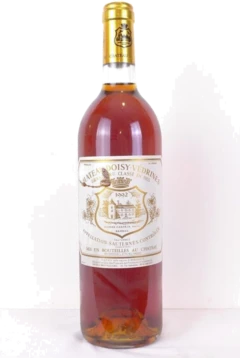 photo 1992 Sauternes Château Doisy-Védrines Grand Cru Classé Étiquette Tâchée) Liquoreux Bordeaux