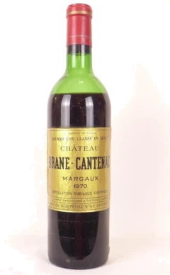 photo 1970 Margaux Château Brane-Cantenac Grand Cru Classé Niveau Bas) Rouge Bordeaux