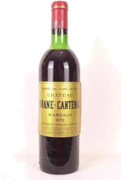 photo 1970 Margaux Château Brane-Cantenac Grand Cru Classé Rouge Bordeaux