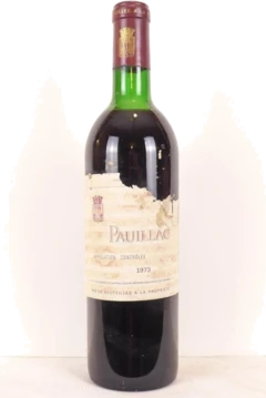 photo 1973 Pauillac le Pauillac de Château Latour Étiquette Déchirée) Rouge Bordeaux