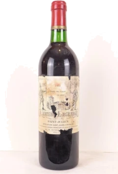 photo 1981 Saint-Julien Château Lagrange Grand Cru Classé b2 Rouge Bordeaux