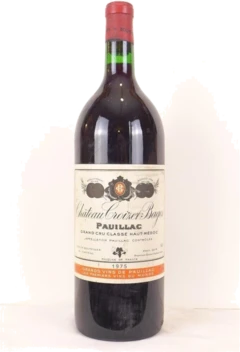 photo 1975 Pauillac Château Croizet-Bages Grand Cru Classé Magnum Rouge Bordeaux