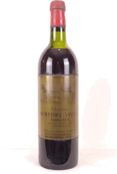 photo 1981 Margaux Château Durfort-Vivens Grand Cru Classé Rouge Bordeaux