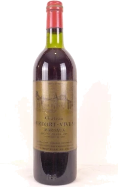 photo 1981 Margaux Château Durfort-Vivens Grand Cru Classé Rouge Bordeaux