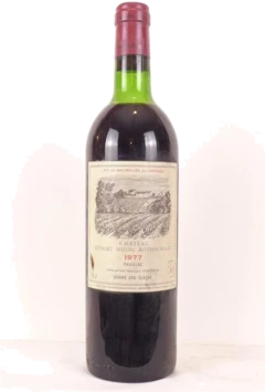 photo 1977 Pauillac Château Duhart-Milon-Rothschild Grand Cru Classé Rouge Bordeaux