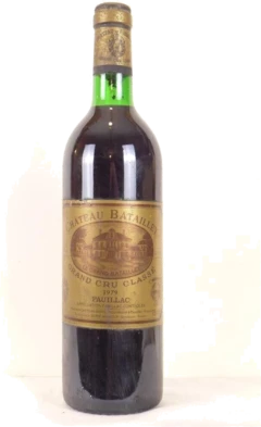 photo 1979 Pauillac Château Batailley Grand Cru Classé Rouge Bordeaux