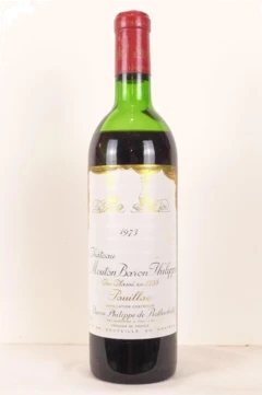 photo 1973 Pauillac Château Mouton Baron Philippe de Rothschild Grand Cru Classé Rouge Bordeaux