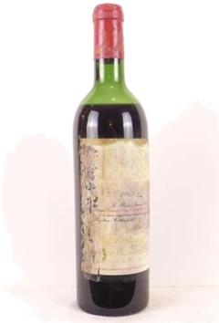 photo 1965 Pauillac Château Mouton Baron Philippe de Rothschild Grand Cru Classé Capsule Abîmée) Rouge Bordeaux