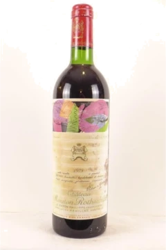 photo 1975 Pauillac Château Mouton-Rothschild Grand Cru Classé Capsule un Peu Oxydée) Rouge Bordeaux