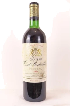 photo 1972 Pauillac Château Haut-Batailley Grand Cru Classé Rouge Bordeaux