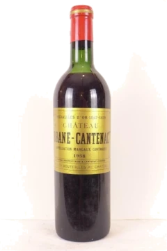 photo 1958 Margaux Château Brane-Cantenac Grand Cru Classé Rouge Bordeaux