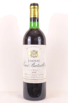 photo 1978 Pauillac Château Haut-Batailley Grand Cru Classé b1 Rouge Bordeaux