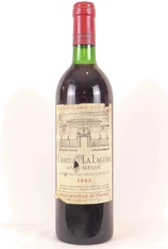 photo 1983 Haut-Médoc Château la Lagune Grand Cru Classé Accro Étiquette) Rouge Bordeaux