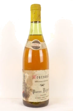 photo 1967 Meursault Pierre Léger Étiquette Sale) Blanc Bourgogne