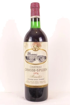 photo 1976 Moulis Château Chasse-Spleen Accro Étiquette) Rouge Bordeaux