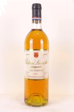 photo 1982 Sauternes Château Lamothe Guignard Grand Cru Classé Liquoreux Bordeaux