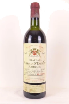 photo 1978 Margaux Château Malescot Saint-Exupéry Grand Cru Classé Rouge Bordeaux