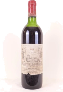 photo 1983 Saint-Julien Château Lagrange Grand Cru Classé Capsule Oxydée) Rouge Bordeaux