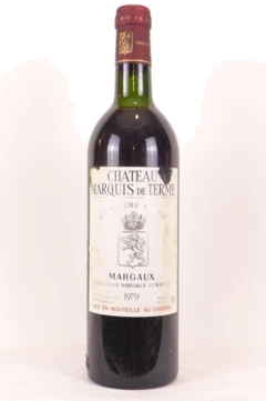 photo 1979 Margaux Château Marquis de Terme Grand Cru Classé Rouge Bordeaux