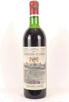 photo 1967 Canon-Fronsac Château des Combes-Canon Capsule Abîmée) Rouge Bordeaux