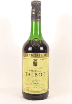 photo 1970 Saint-Julien Château Talbot Grand Cru Classé Capsule Abîmée) Rouge Bordeaux