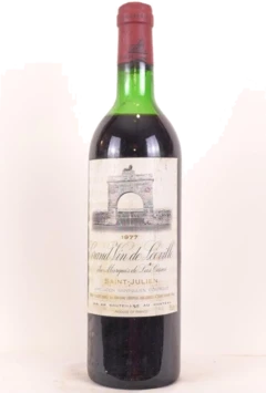 photo 1977 Saint-Julien Château Léoville Las Cases Grand Cru Classé Rouge Bordeaux