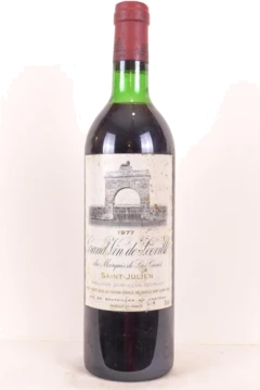 photo 1977 Saint-Julien Château Léoville Las Cases Grand Cru Classé Rouge Bordeaux