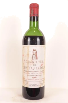 photo 1960 Pauillac Château Latour Grand Cru Classé Capsule Corrodée) Rouge Bordeaux