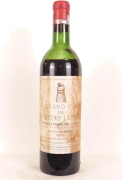 photo 1960 Pauillac Château Latour Grand Cru Classé b1 Rouge Bordeaux