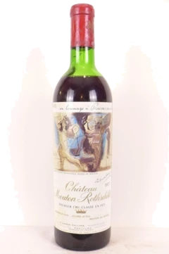 photo 1973 Pauillac Château Mouton Rothschild Grand Cru Classé Étiquette Hommage Picasso) Rouge Bordeaux