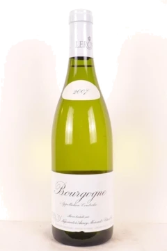 photo 2007 Bourgogne Leroy Blanc Bourgogne