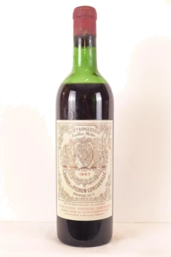 photo 1967 Pauillac Château Pichon Baron Longueville Grand Cru Classé b1 Rouge Bordeaux