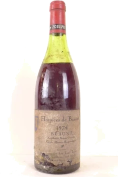 photo 1974 Beaune Joseph Drouhin Hospices de Beaune Dames Hospitalières Étiquette Abîmée) Rouge Bourgogne