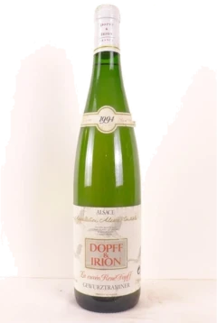 photo 1994 Gewurztraminer Dopff et Irion René Dopff Blanc Alsace