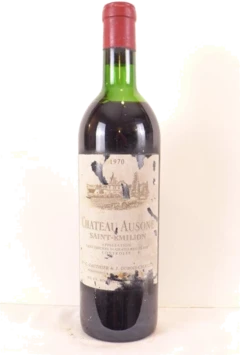 photo 1970 Saint-Émilion Château Ausone Grand Cru Classé A Étiquette Usée) Rouge Bordeaux