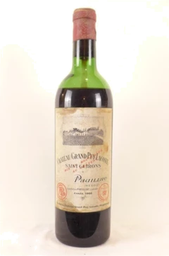 photo 1966 Pauillac Château Grand-Puy-Lacoste Grand Cru Classé Capsule Abîmée) Rouge Bordeaux