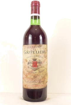 photo 1977 Saint-Émilion Château la Gaffelière Grand Cru Classé B Étiquette Sale) Rouge Bordeaux