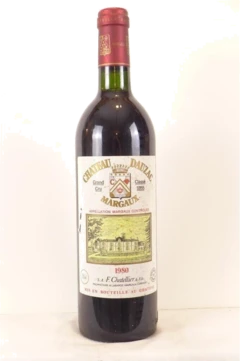 photo 1980 Margaux Château Dauzac Grand Cru Classé Rouge Bordeaux