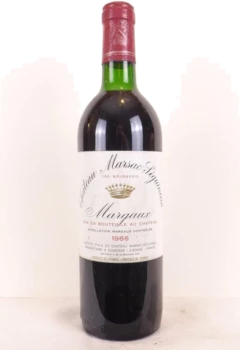 photo 1986 Margaux Château Marsac Séguineau Cru Bourgeois Rouge Bordeaux