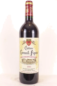 photo 2001 Saint-Émilion Château Cormeil-Figeac Grand Cru Rouge Bordeaux