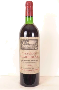 photo 1981 Saint-Émilion Château Fombrauge Grand Cru Rouge Bordeaux