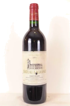 photo 1993 Saint-Julien Château Lagrange Grand Cru Classé Étiquette Abîmée b1 Rouge Bordeaux