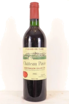 photo 1985 Saint-Émilion Château Pavie Grand Cru Classé Rouge Bordeaux