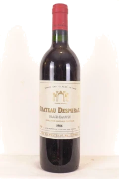 photo 1986 Margaux Château Desmirail Grand Cru Classé Rouge Bordeaux