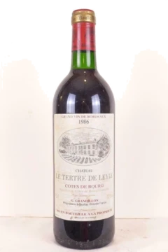 photo 1986 Côtes de Bourg Château le Tertre de Leyle Rouge Bordeaux