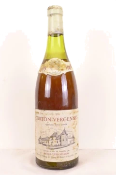 photo 1978 Corton Pierre-Yves Masson Grand Cru Vergennes Blanc Bourgogne