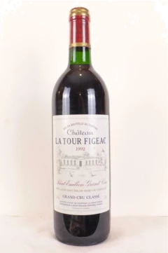 photo 1992 Saint-Émilion Château la Tour Figeac Grand Cru Rouge Bordeaux